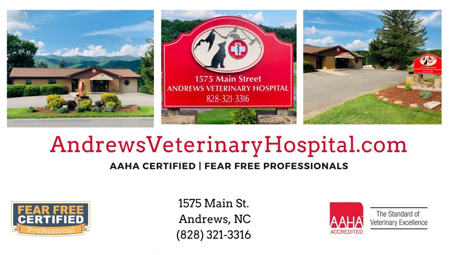 About the Andrews NC Area and AVH in Andrews, NC Andrews Veterinary